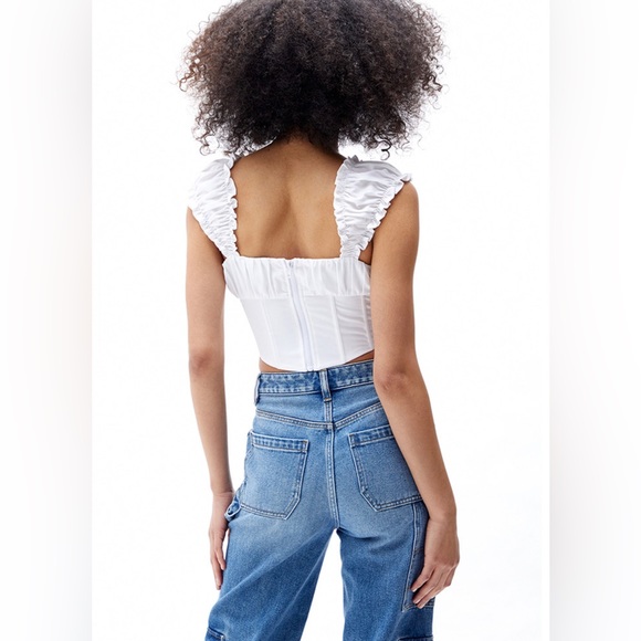 NWT Forever 21 Lace-up Corset Top - Picture 12 of 12